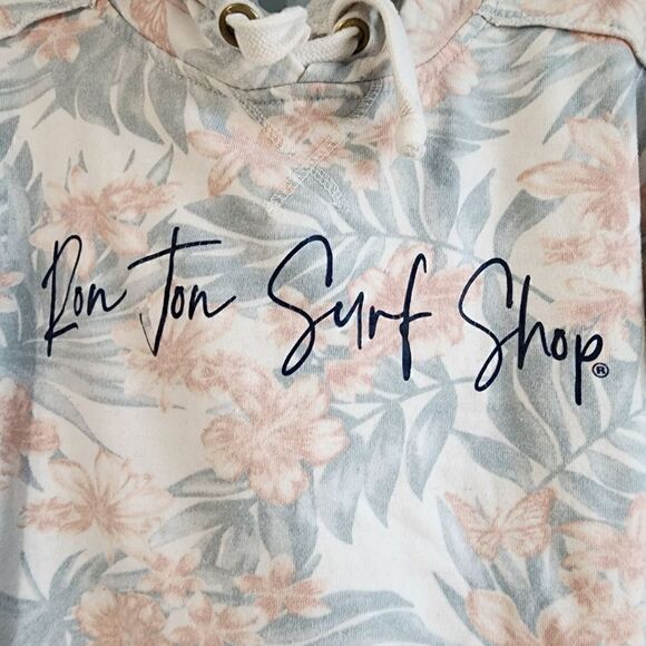 Ron Jon Tropical Leaf Crop Hoodie - Picture 7 of 13